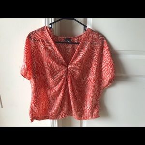 Sparkle and Fade Crepe Blouse